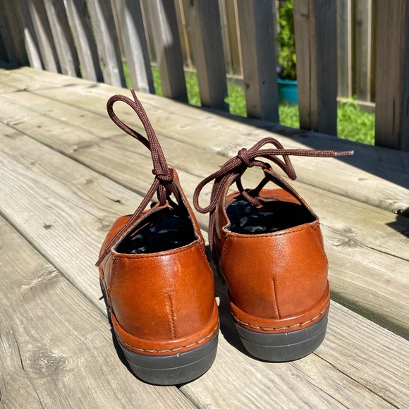 RIEKER Brown leather sandals - Picture 2 of 8